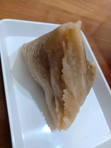 Jiaxing Style Zongzi 250g × 8 / Double Egg Yolk Pork, Dried Mustard Greens Pork & Double Chestnut Pork Zongzi - Breakfast photo review