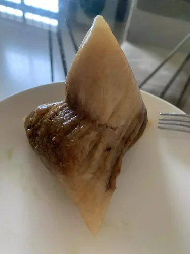 Jiaxing Style Zongzi 250g × 8 / Double Egg Yolk Pork, Dried Mustard Greens Pork & Double Chestnut Pork Zongzi - Breakfast photo review